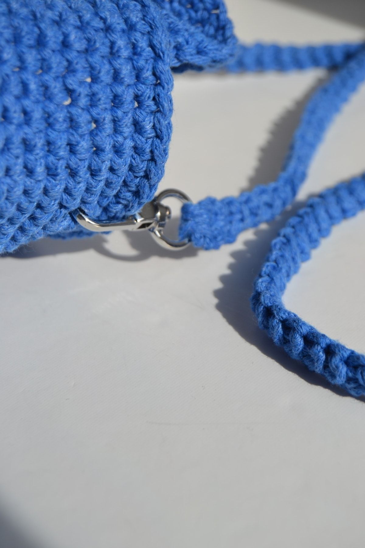 JINJI El Örgüsü Motifli Çiçekli Çanta - Görsel 2