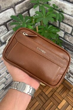 GUARD Taba Deri Şifreli El Çantası