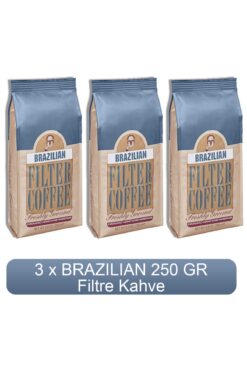 Mehmet Efendi Kurukahveci Brazilian Filtre Kahve 3 X 250 G