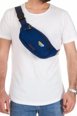 Newish Polo 813 Bel Çantası Omuz Çantası Günlük Çanta Su Geçirmez Lacivert