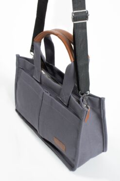 İAMBTŞY KANVAZ KUMAŞ ÜÇ GÖZLÜ BÜYÜK OMUZ ÇANTASI