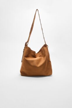 Stradivarius Askı detaylı suni süet kese çanta