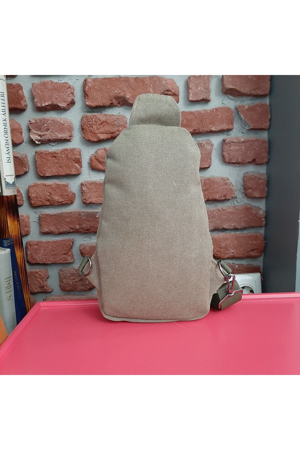 ESCAPE Kanvas Çapraz Göğüs Çantası 3520 Gvn-0069 - Görsel 3