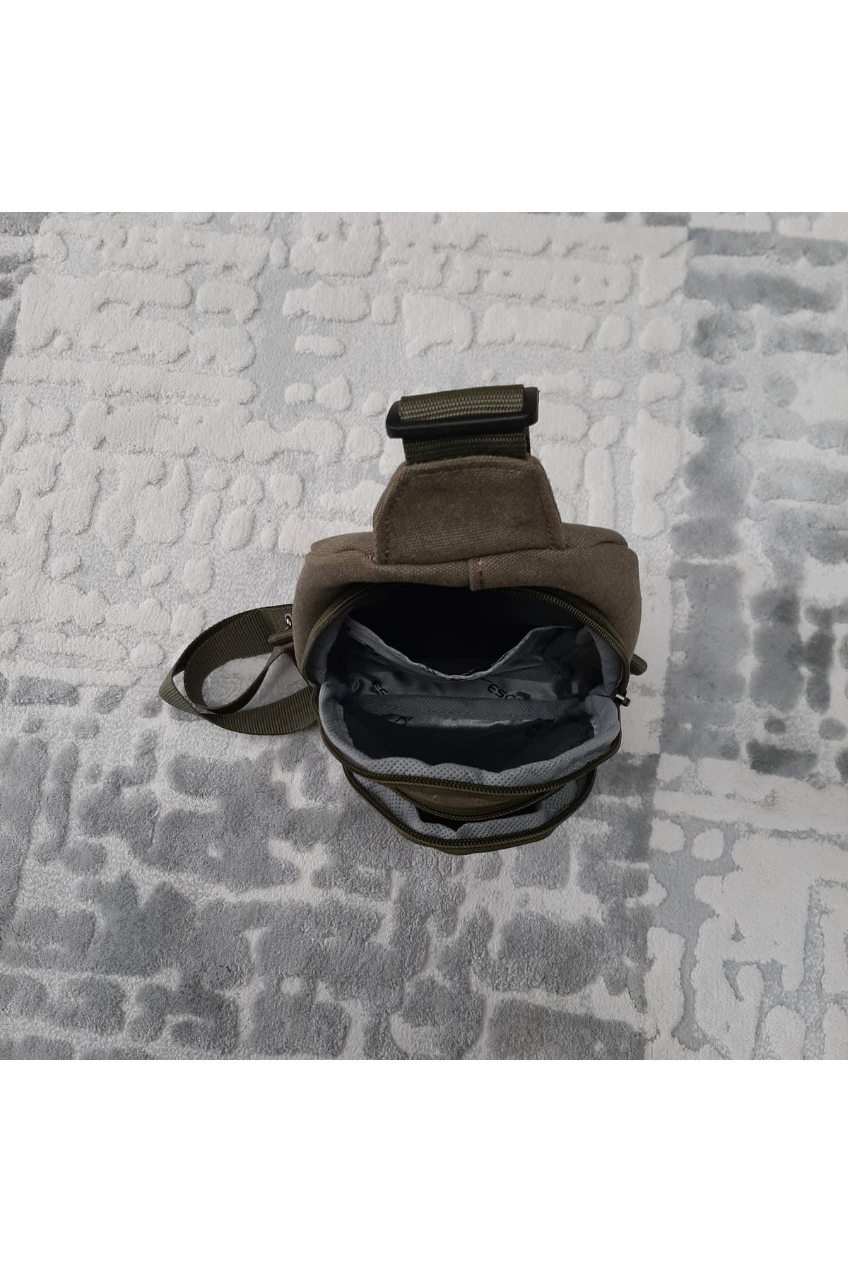 ESCAPE Kanvas Çapraz Göğüs Çantası 3520 Gvn-0069 - Görsel 4