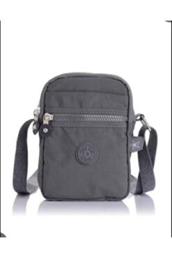 eliteshop Elite Nova Shopping Krinkıl Su Geçirmez Kumaş Küçük Çapraz Telefon Çantası 14*9 Cm-3 Fermuarlı