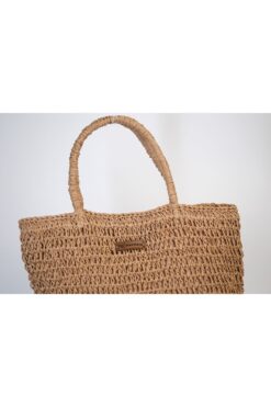 Nacosia Hasır Burgu Saplı Omuz Çantası