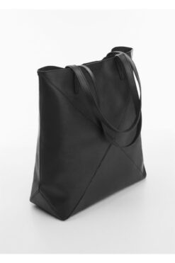 MANGO Deri shopper çanta