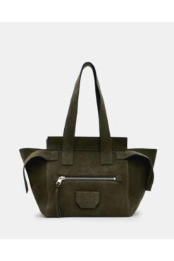 AllSaints Perez Leather Shoulder Tote Bag