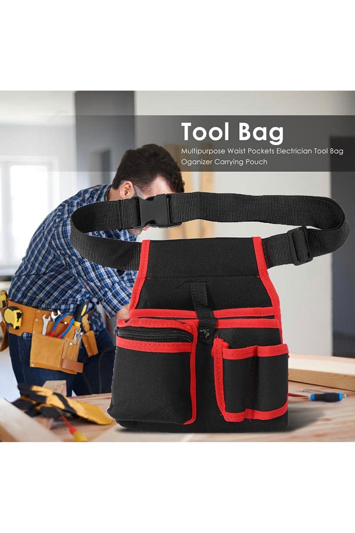 BGA Usta tamirci alet bel çantası çok kullanışlı alet edavat çantası 240mm x 210mm - Görsel 5