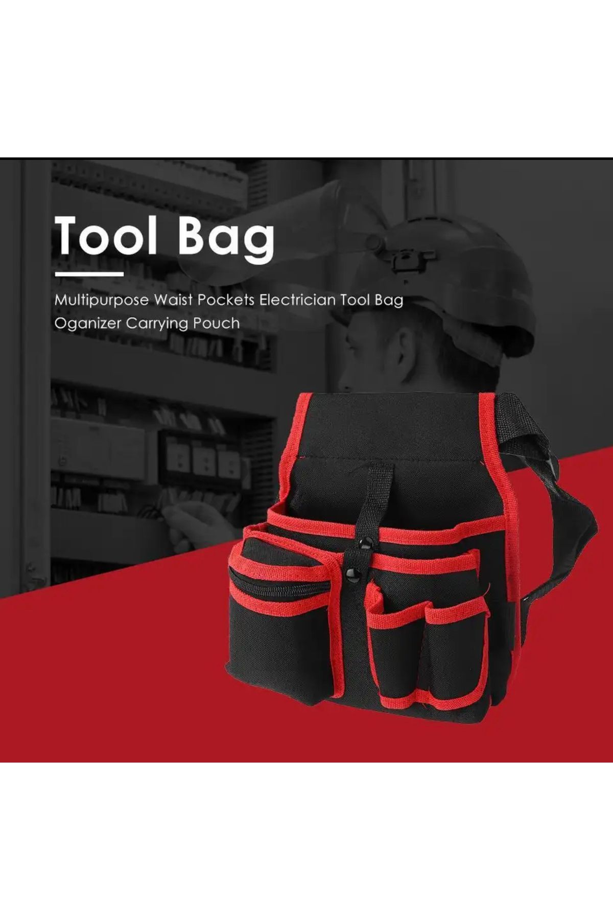 BGA Usta tamirci alet bel çantası çok kullanışlı alet edavat çantası 240mm x 210mm - Görsel 6