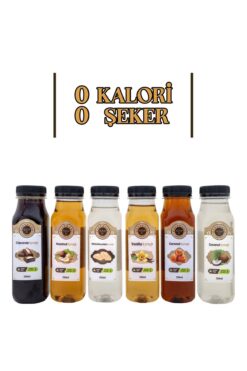 ESPERADO 6 Lı Ekonomik Kahve & Kokteyl Şurup Seti - Şekersiz - 6 Adet X 250 Ml