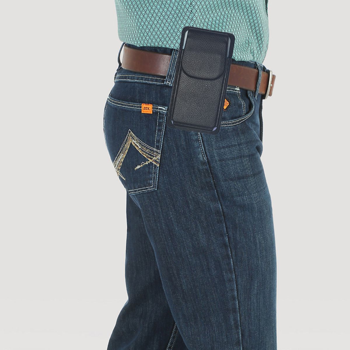 EXENAR Redmi Note 13 Pro Kemer Kılıfı Bele Takılan Telefon Kılıfı Kapaklı Kılıf - Görsel 5