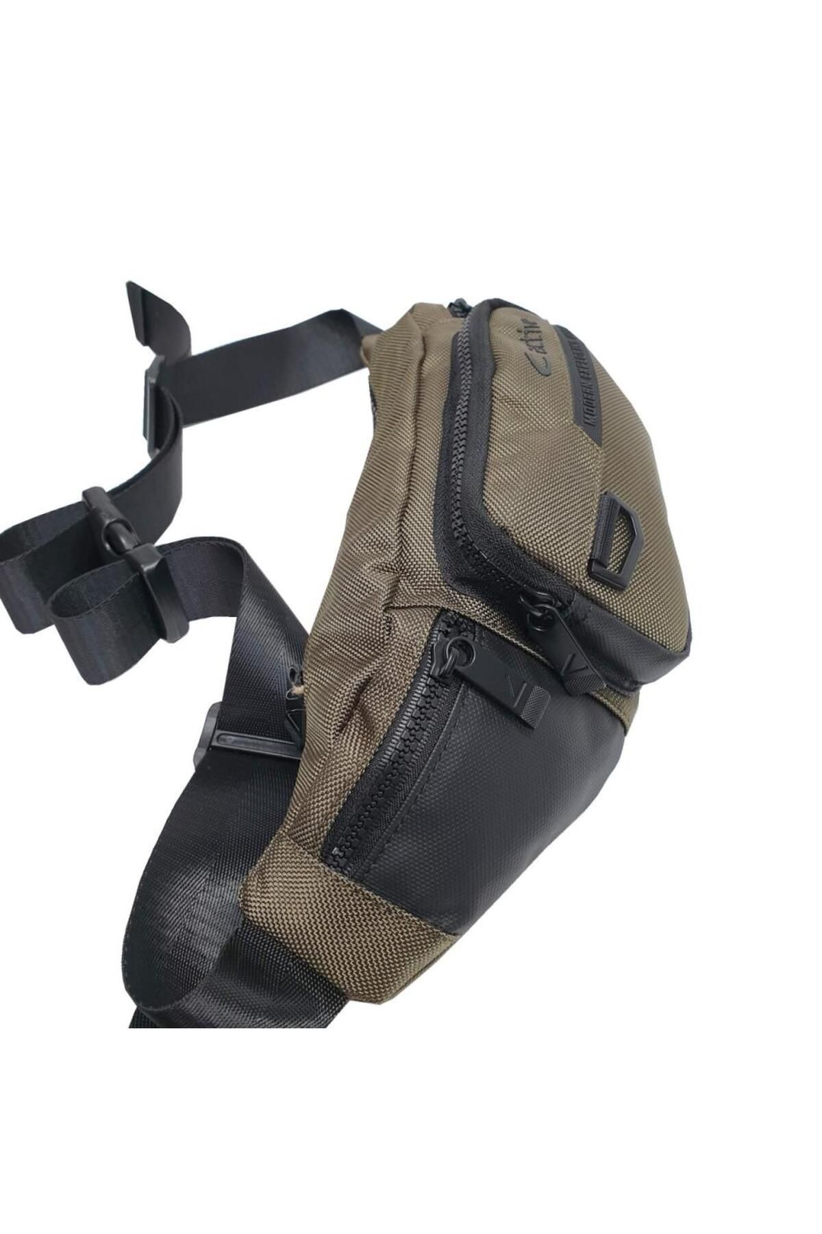 Active Haki Renk Spor Bel Çantası - Görsel 6