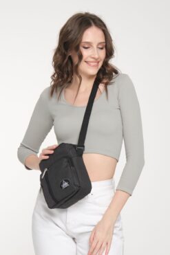 GBAG 2 Bölmeli Ön Cepli Unisex Free Bag Omuz Askılı Çanta Çapraz Askılı Çanta