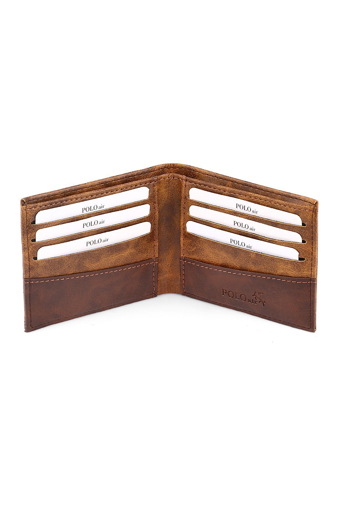 polo air Erkek El Çantası Cüzdan Kemer Kartlık Çakmak Set Taba Kombin CN-30-T - Görsel 5