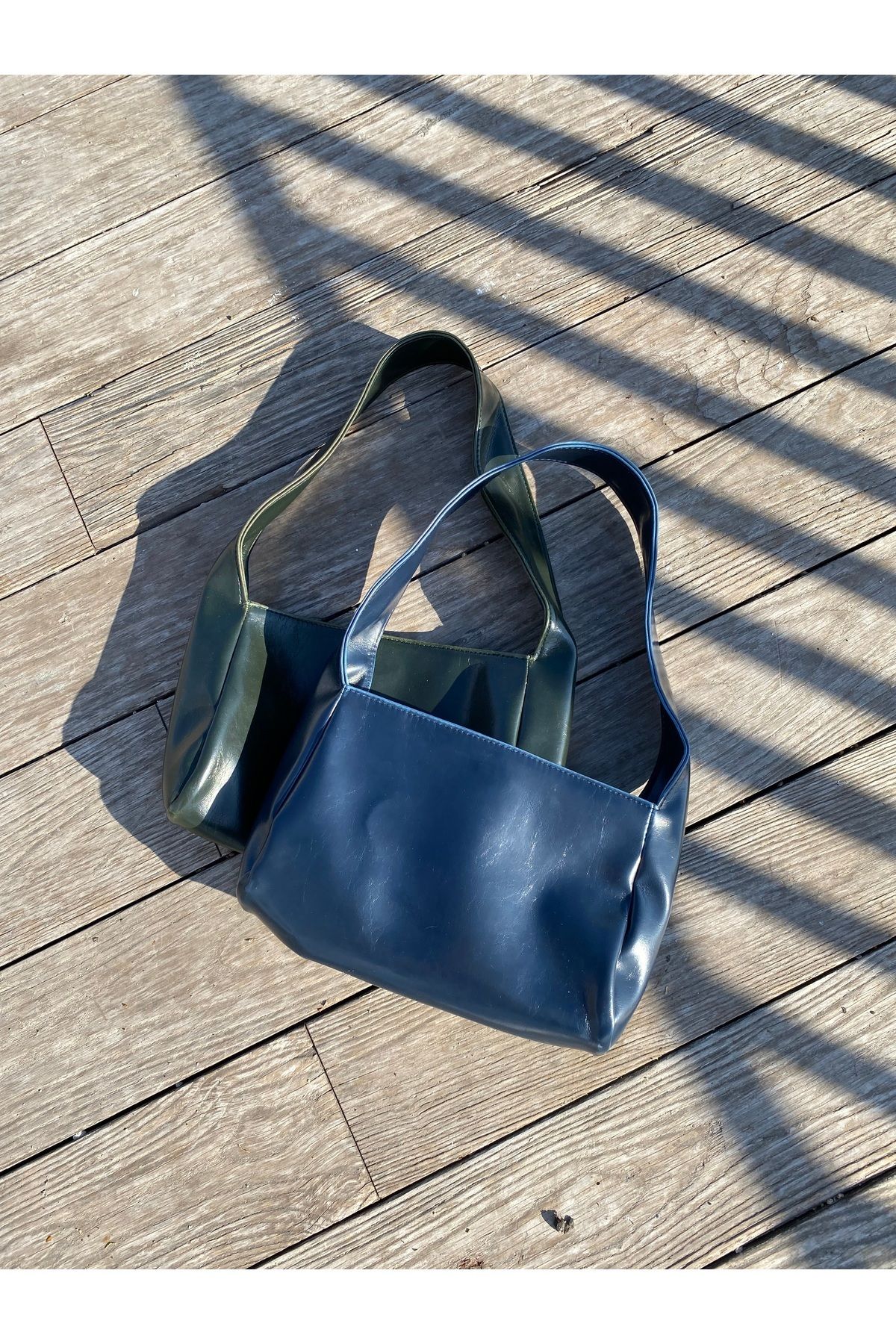 Butik Mavebag Aura Serisi Suni Deri Baget Çanta