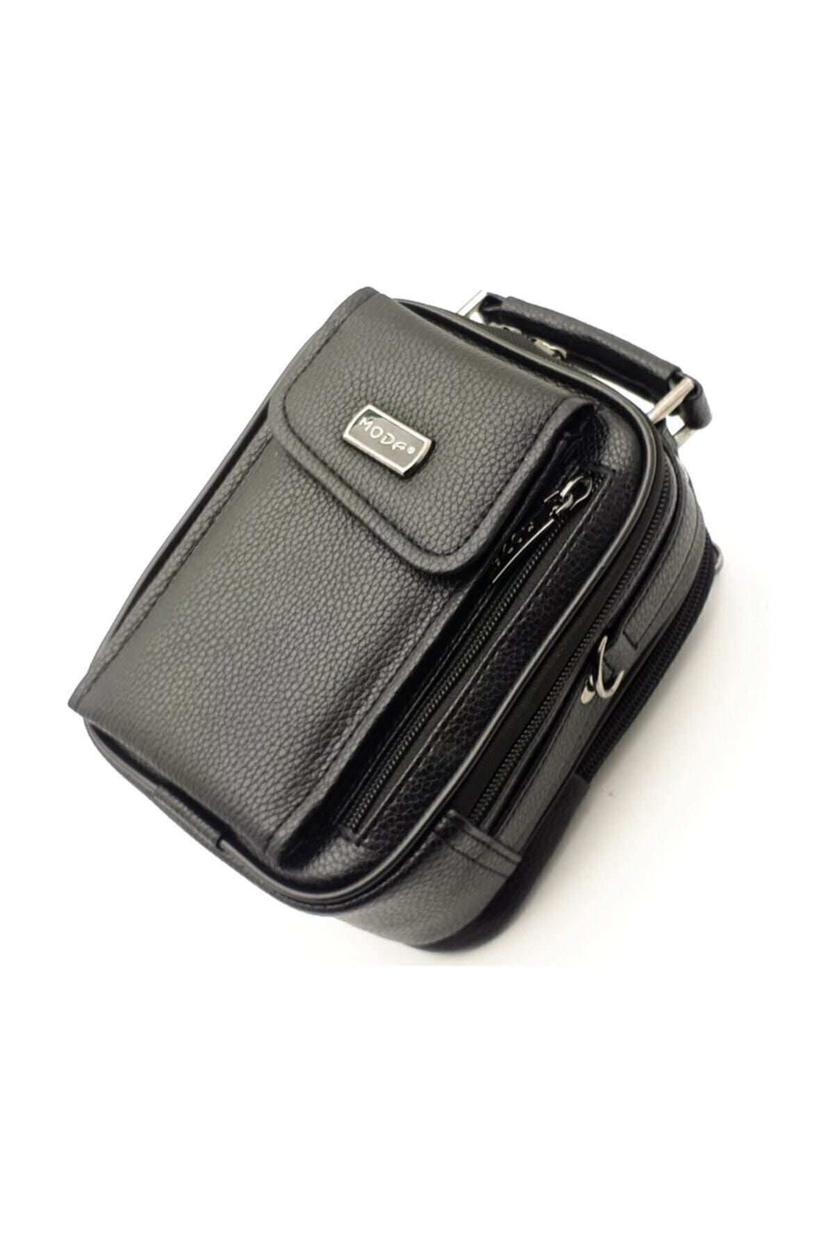 MODA Telefon Bölmeli Kasalı Erkek Çantası El Ve Omuz Askılı Büyük Boy