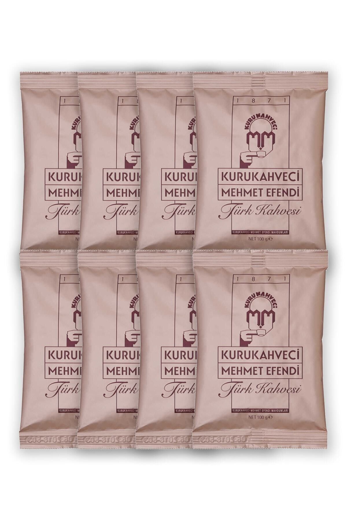 Mehmet Efendi Kurukahveci Mehmet Efendi Türk Kahvesi 100 G Folyo Ambalaj X 8 Adet 8690627021209