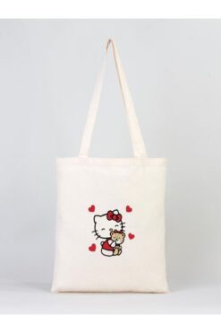 Boomtown HELLO KİTTY Ham Bez Çanta