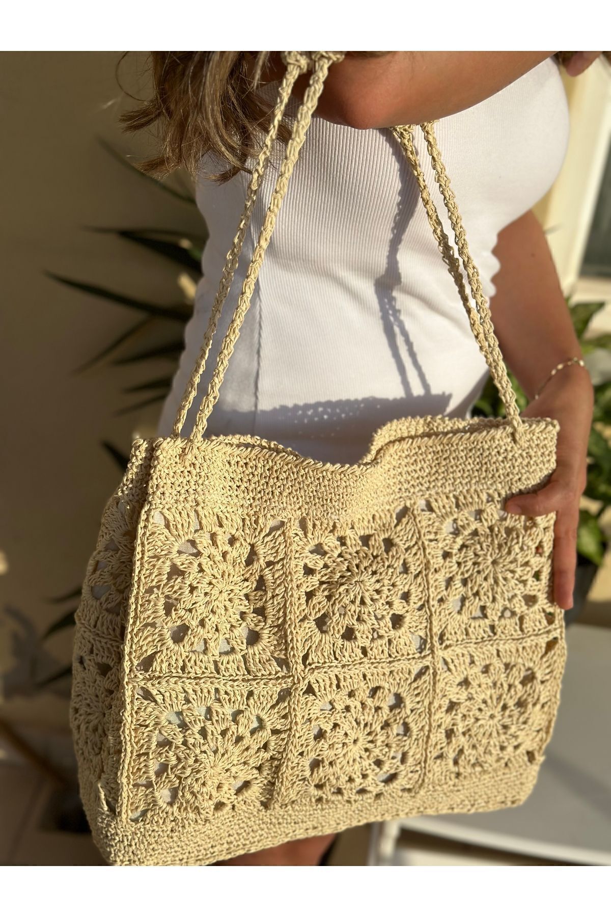 Merkabags Hasır çanta - Görsel 2