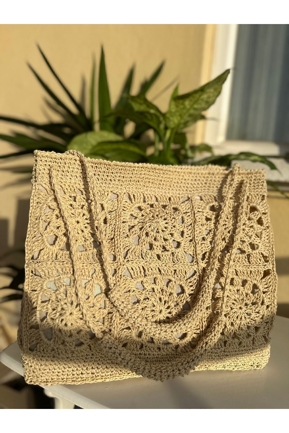 Merkabags Hasır çanta - Görsel 7