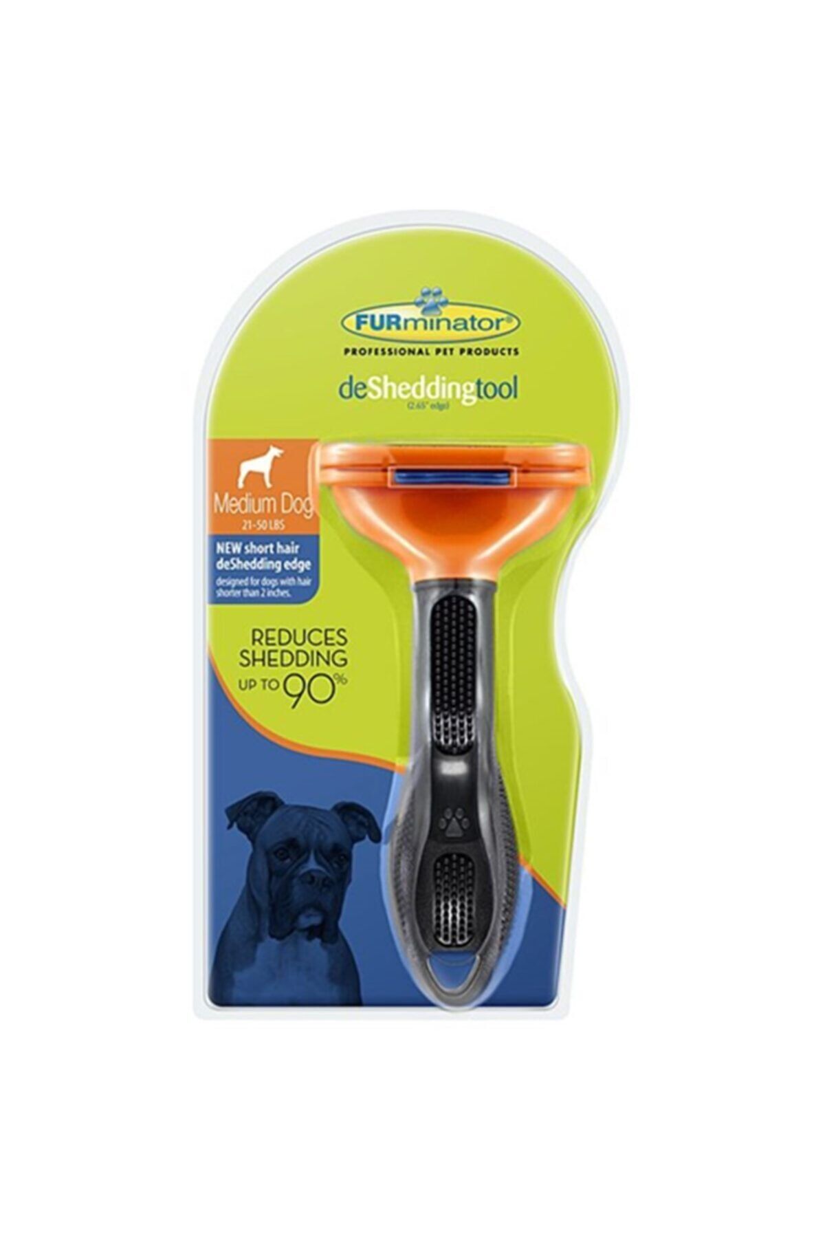 Furminator Kısa Tüylü Köpekler İçin Tüy Tarağı Medium