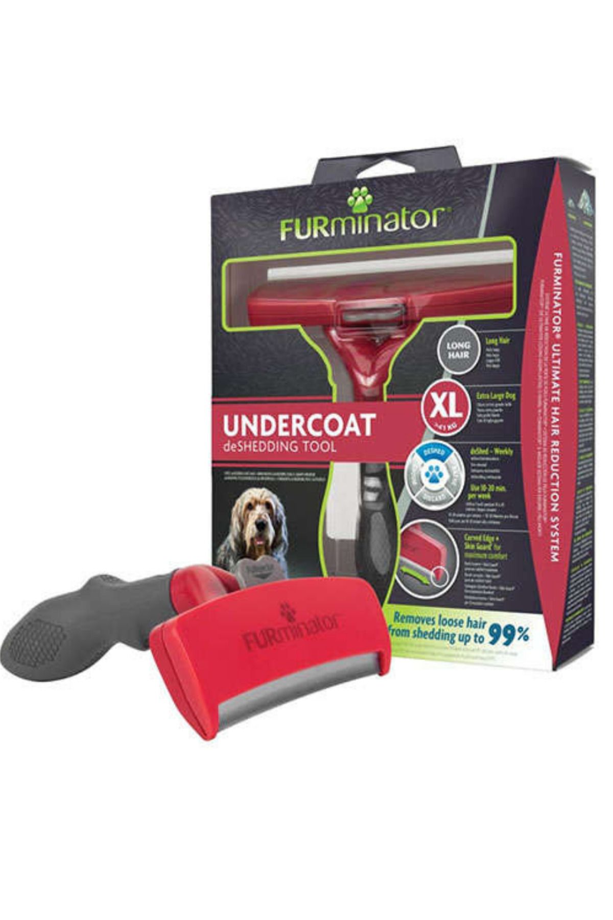 Furminator Furminatör Giant Long Hair Uzun Tüylü Köpek Tarağı XLarge