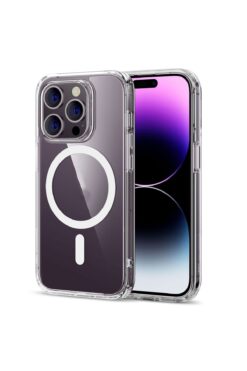 Powerfox Iphone 14 Pro Max Uyumlu Gerçek Magsafe Özellikli Sert Şeffaf Kılıf