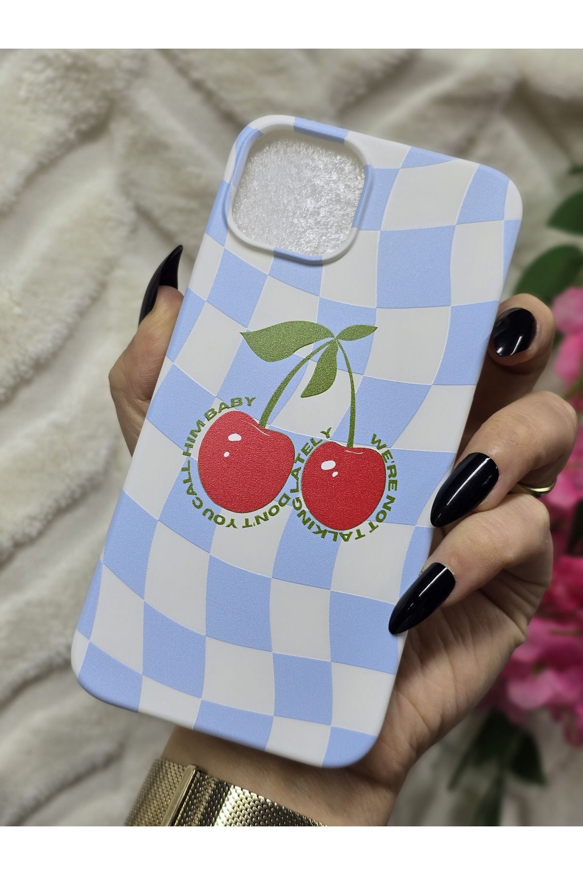 Magic Ring Iphone 13/14 Uyumlu İçi Kadife Baskılı Lansman Kılıf - Görsel 3