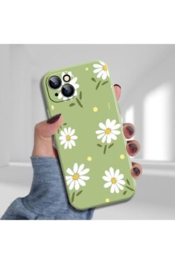 Go Aksesuar Iphone 13 Ve 14 Uyumlu Papatya Desenli Kılıf
