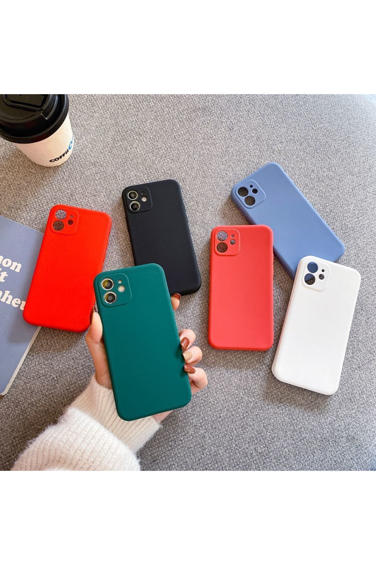 Caseji İphone 11 Uyumlu (KÖŞELİ 12 GÖRÜNÜMLÜ) İçi Kadifeli Kamera Korumalı Lansman Kılıf - Görsel 4