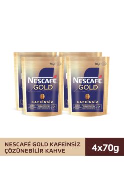 Nescafe Gold Kafeinsiz 70 Gr. (4'lü)