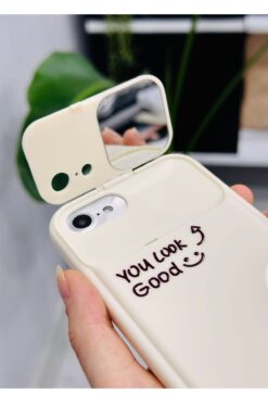 Go Aksesuar Iphone 6 -6s - 7 - 8 - Se 2020 se 2022  Uyumlu Aynalı Model Kılıf