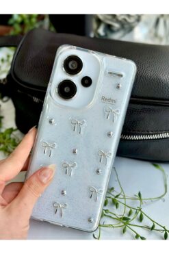 Go Aksesuar Redmi Note 13 Pro Plus 5g Uyumlu 3d Mini Fiyonk Tasarımlı Oyuncaklı Silikon Kılıf