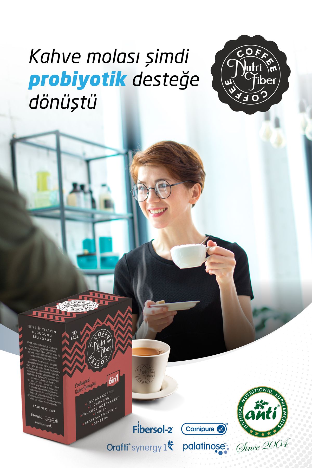 Nutrifiber Coffee Detox Kahvesi, Hindiba Kahvesi Inülin,l-karnitin, Prebiyotik - Görsel 4