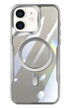 Fibaks İphone 11 Uyumlu Kılıf Prizma Kamera Çıkıntılı Magsafe Şarj Destekli Mat Renkli Şeffaf Kapak