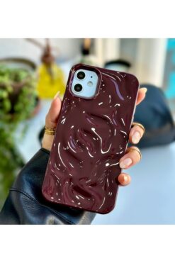 Go Aksesuar Apple Iphone 11 Uyumlu 3D Kabartma Desenli Darbe Önleyici Kamera Korumalı Silikon Kılıf