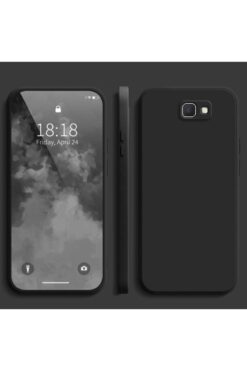 Fibaks Samsung Galaxy J7 Prime Kamera Çıkıntılı Içi Kadife Lansman Yumuşak Dokulu Silikon Kapak (Uyumlu)