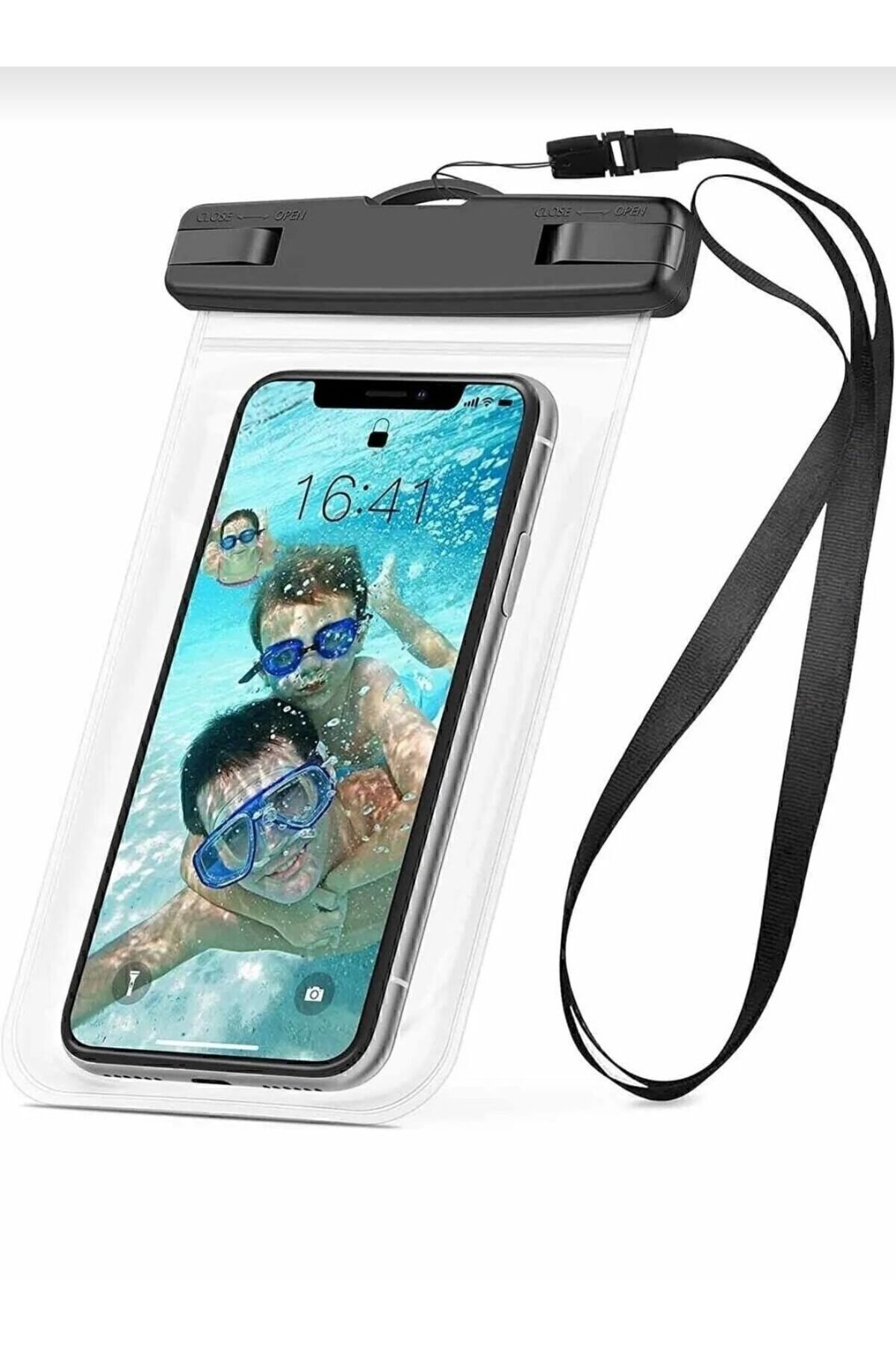 KIRILMAZ Tüm Modellere Uyumlu Su Geçirmez Waterproof Telefon Kılıfı Su Altı Telefon No Color Renkli Kılıfı