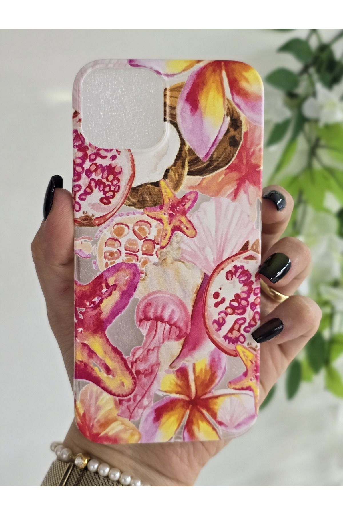 Magic Ring Iphone 13/14 Uyumlu Desenli Şeffaf Telefon Kılıfı - Görsel 2