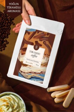 Mim and More Tiramisu Coffee - Tiramisu Aromalı Kahve Filtre Kahve, 200 gr