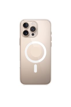 UnDePlus Apple iPhone 16 Pro Max Kılıf Şeffaf Lansman Magsafe Wireless Şarj Özellikli Orjin Kapak