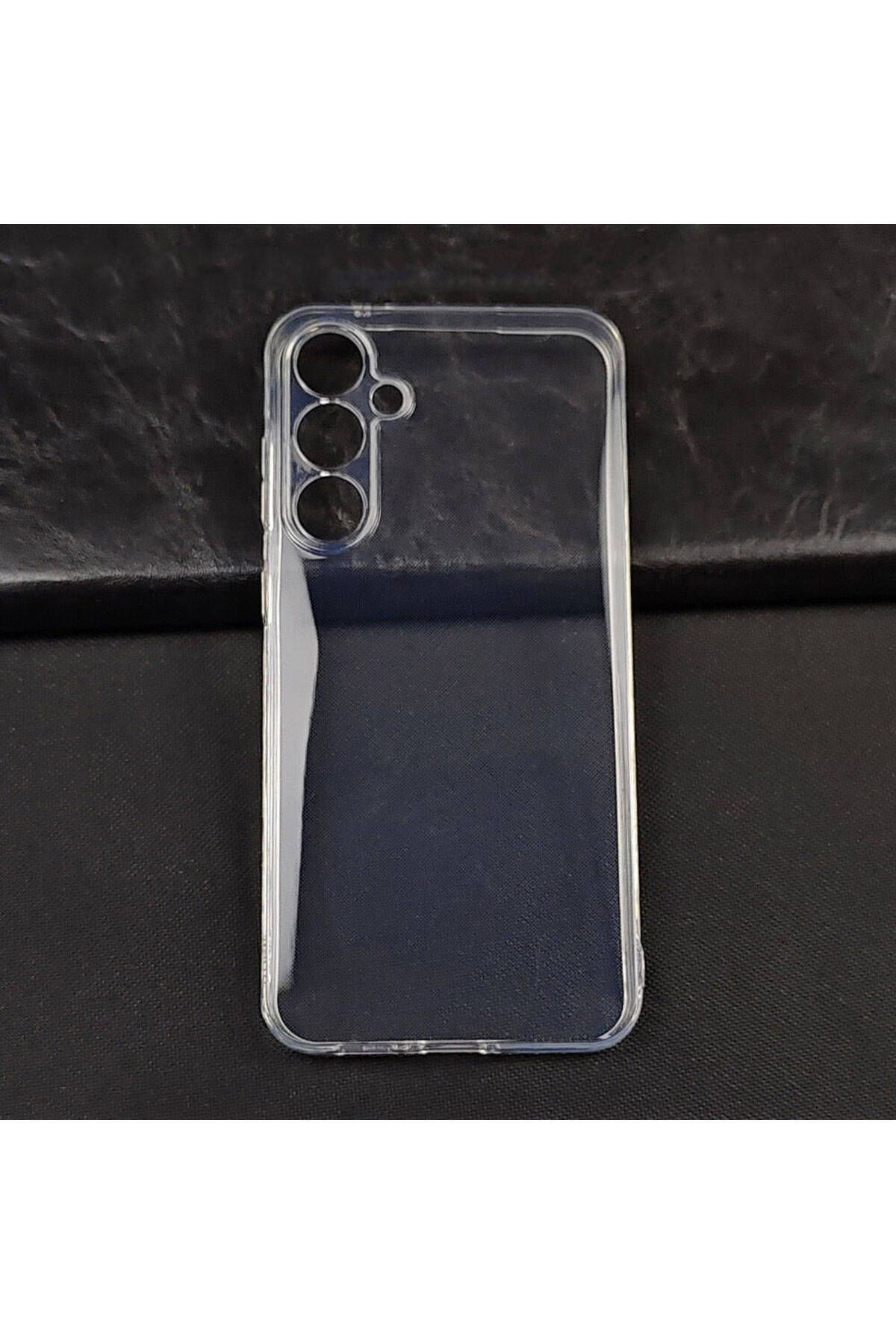 Fibaks Samsung Galaxy S23 FE Kılıf Şeffaf Kamera Korumalı Renksiz Esnek Silikon Kapak Kilif - Görsel 2