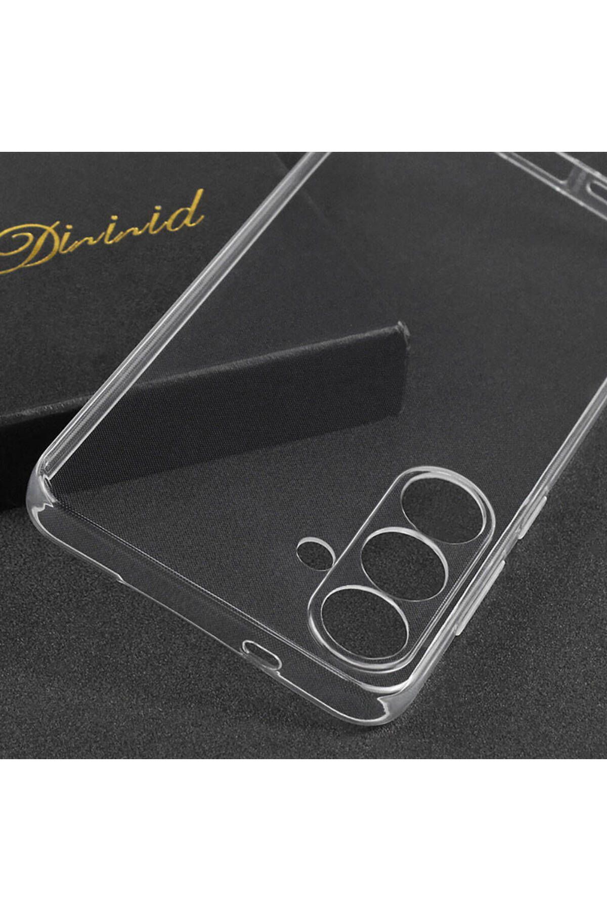 Fibaks Samsung Galaxy S23 FE Kılıf Şeffaf Kamera Korumalı Renksiz Esnek Silikon Kapak Kilif - Görsel 4