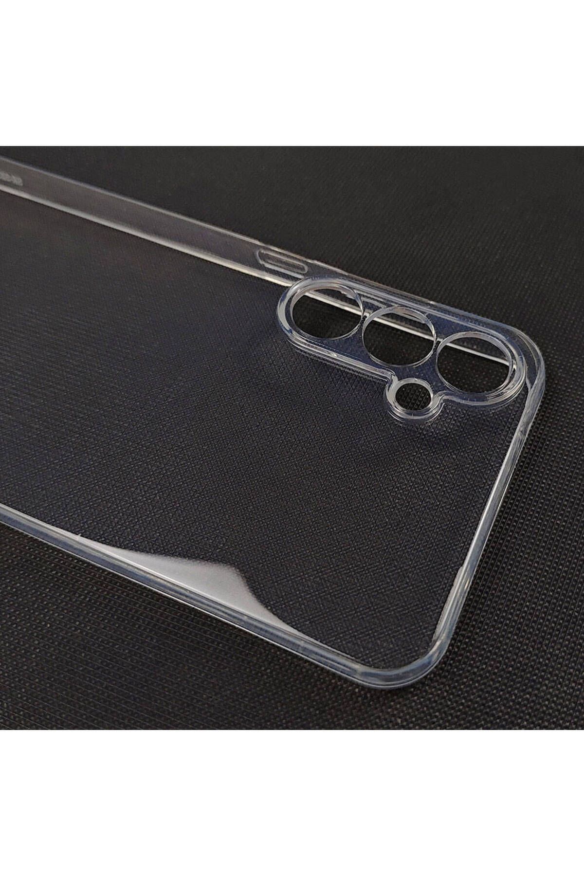 Fibaks Samsung Galaxy S23 FE Kılıf Şeffaf Kamera Korumalı Renksiz Esnek Silikon Kapak Kilif - Görsel 5