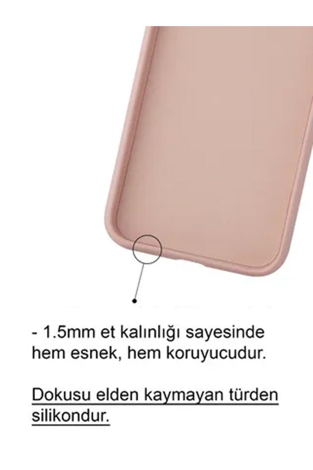 Çitlembik Case Samsung A35 / A55 Uyumlu Kalp Desen Tasarımlı Yüksek Kalite Lansman Içi Kadife Kılıf - Görsel 3