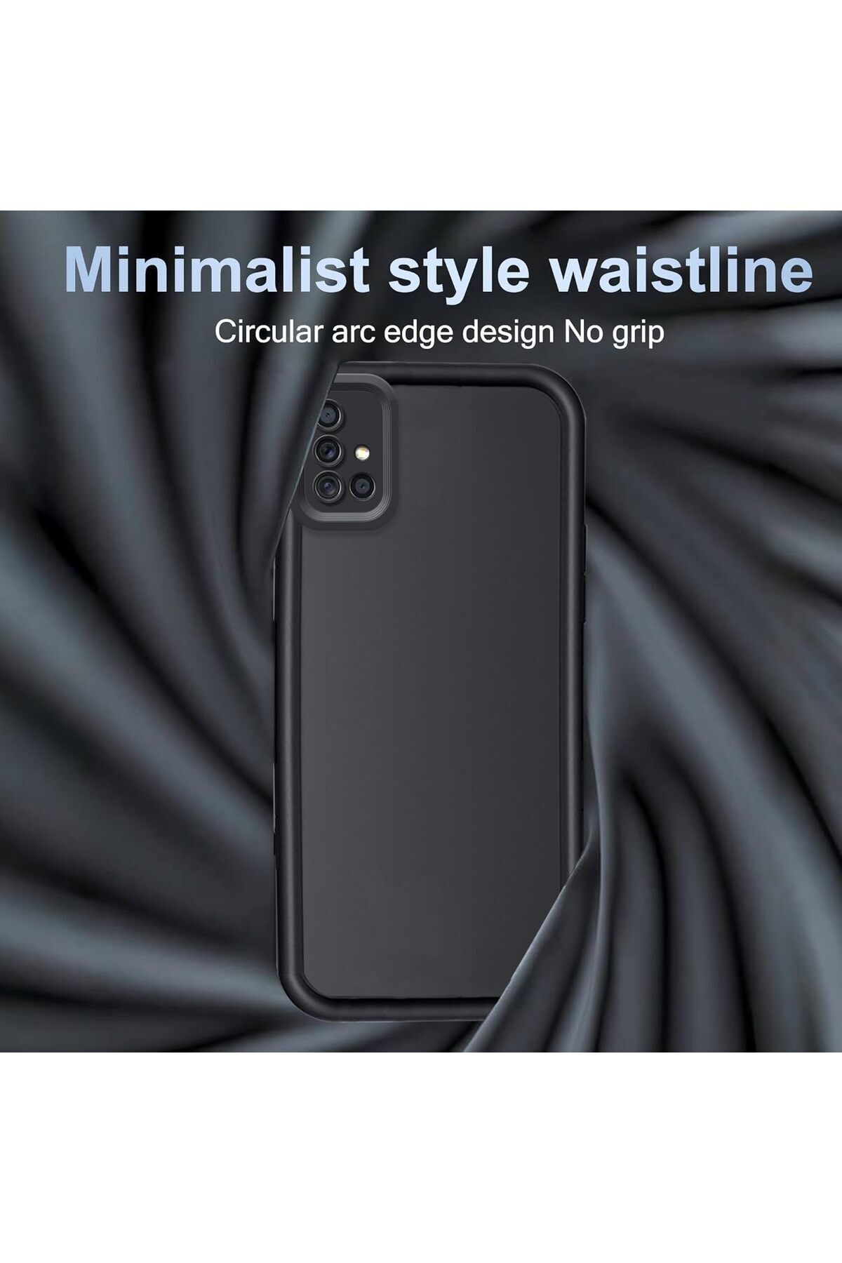 Fibaks Samsung Galaxy A51 Uyumlu Kılıf Kamera Korumalı Yumuşak Dokulu Darbe Emici Bordo Silikon Kapak - Görsel 2