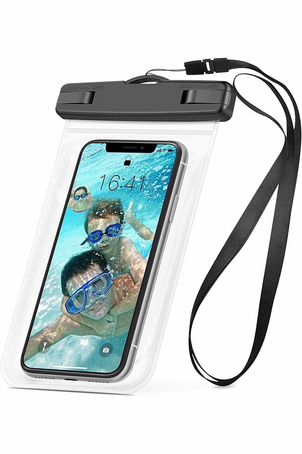 NOYİSKA Su Altı Askılı Cep Telefonu Kılıf Su Geçirmez Telefon Kılıf Toz Kir Önleyici Kılıf