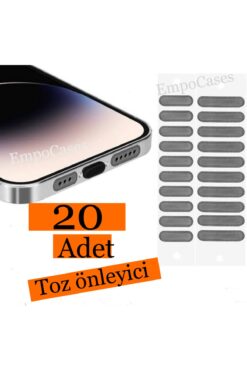 EmpoCases 20 Adet Cep Telefonu Hoparlör Toz Onleyici Sticker, Hoparlör Koruyucu, toz ve kir önleyici filtre