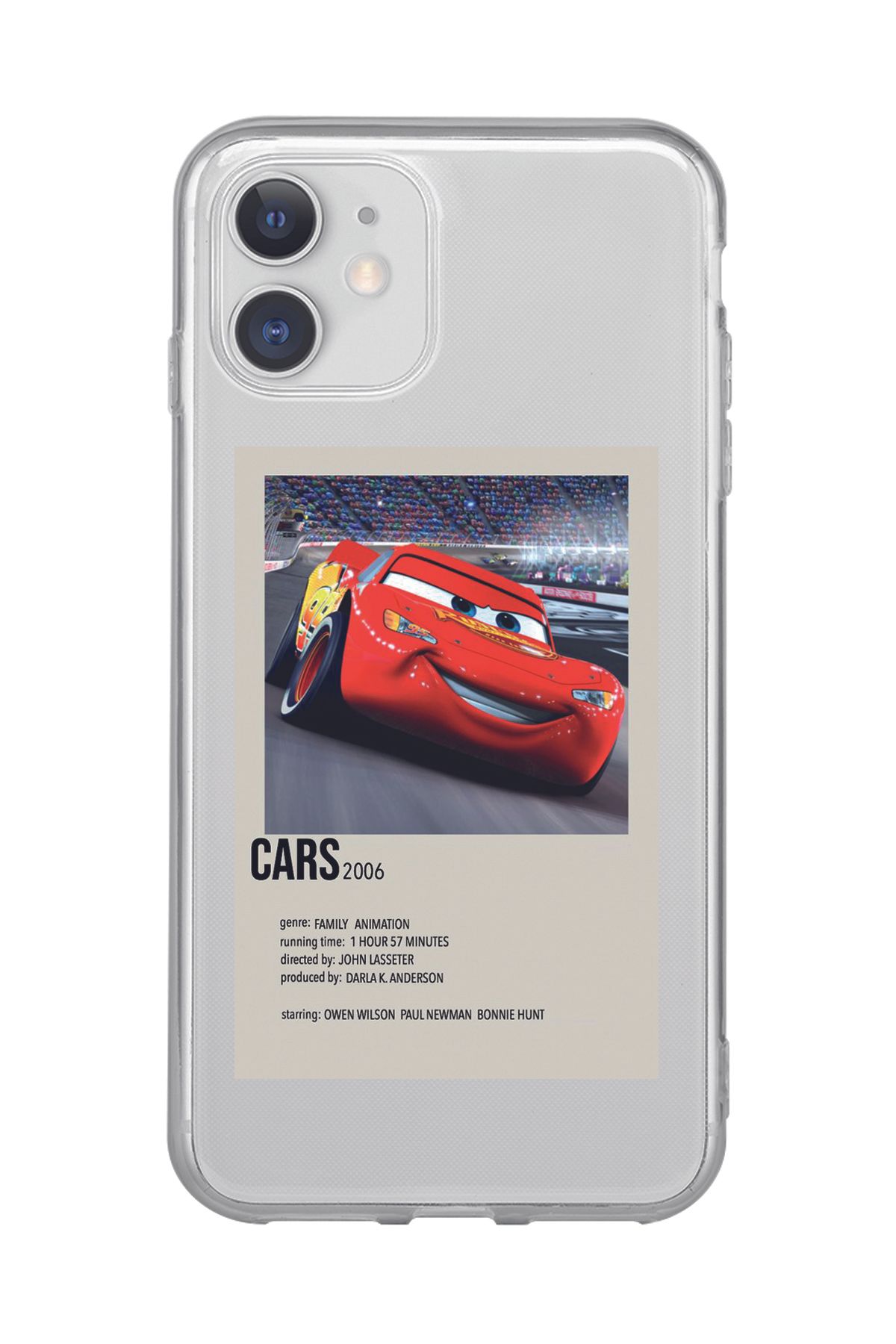 Magic Ring Iphone 11 Uyumlu Cars Mcqueen Desenli Şeffaf Telefon Kılıfı